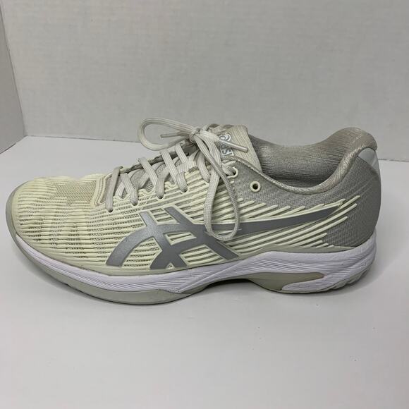 Asics Solution Speed Ff White Gray Women's Athletic Shoes Size 8.5 - Picture 6 of 12
